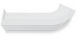 Valde LAV82L Curved Reception Desk - 146" x 50" by MDD Office Furniture