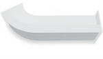 Valde LAV81L Curved Reception Desk 119" x 50" by MDD Office Furniture