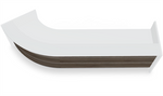 Valde LAV79L Curved Reception Desk 107" x 50" by MDD Office Furniture