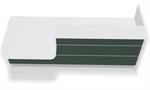 Valde LAV221L Straight Reception Desk w/ Right Countertop (ADA Compliant) - 97" by MDD Office Furniture