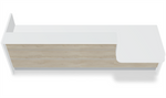 Valde LAV231L Straight Reception Desk w/ Left Countertop (ADA Compliant) - 124" by MDD Office Furniture