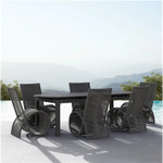 Wave Dining Chair (Qty 2) - Pebble by Azzurro Living Lifestyle