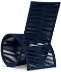 Wave Dining Chair (Qty 2) - Midnight Blue by Azzurro Living