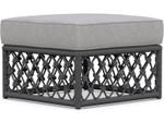 Amelia Ash Rope Ottoman + Moon Cushion by Azzurro Living