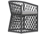 Amelia Ash Rope Dining Chair + Moon Cushion by Azzurro Living
