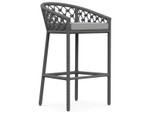Amelia Ash Rope Bar Stool + Moon Cushion by Azzurro Living