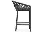 Amelia Ash Rope Counter Stool + Moon Cushion by Azzurro Living