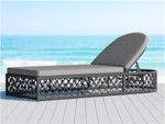 Amelia Ash Rope Chaise Lounge Chair + Moon Chaise by Azzurro Living Lifestyle