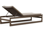 Cozumel Morel Rope Chaise Lounge Bronze + Cashew Cushion by Azzurro Living