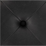 Halston Tufted Cocktail Ottoman - Heirloom Black Leather Swatch by Four Hands