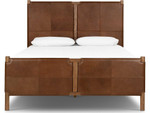 Salado Queen Panel Bed - Heirloom Sienna Leather by Four Hands