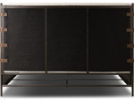 Anderson California King Bed Back View - Knoll Natural Upholstery by Four Hands