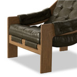 Halston Tufted Sling Chair - Dulane Moss Leather by Four Hands