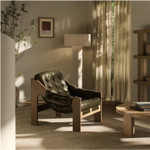 Halston Tufted Sling Chair - Dulane Moss Leather by Four Hands Lifestyle