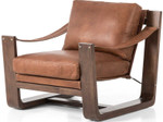 Cesar Accent Chair - Heirloom Sienna Leather by Four Hands