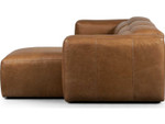 Radley Power Recliner 3 - PC Sectional Sofa w/ RAF Chaise - Sonoma Butterscotch Leather by Four Hands