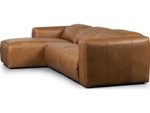 Radley Power Recliner 3 - PC Sectional Sofa w/ LAF Chaise - Sonoma Butterscotch Leather by Four Hands