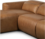 Radley Power Recliner 3 - PC Sectional Sofa w/ LAF Chaise - Sonoma Butterscotch Leather by Four Hands