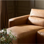 Radley Power Recliner 3 - PC Sectional Sofa w/ LAF Chaise - Sonoma Butterscotch Leather by Four Hands Lifestyle