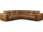 Radley Power Recliner 5-PC Sectional Sofa - Sonoma Butterscotch Leather by Four Hands