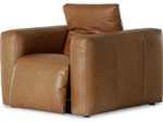 Radley Power Reclining Armchair - Sonoma Butterscotch Leather by Four Hands