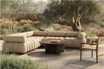 Roma Outdoor 5-PC Sectional Sofa - Hayes Cream by Four Hands Lifestyle