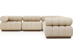 Roma Outdoor 5-PC Sectional Sofa - Hayes Cream by Four Hands