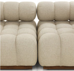 Roma Outdoor 4-PC Sectional Sofa + Ottoman - Hayes Cream by Four Hands