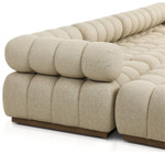 Roma Outdoor 4-PC Sectional Sofa + Ottoman - Hayes Cream by Four Hands
