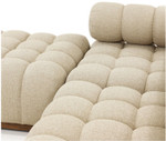 Roma Outdoor 3-PC Sectional Sofa + Ottoman - Hayes Cream by Four Hands