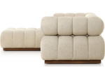 Roma Outdoor 3-PC Sectional Sofa + Ottoman - Hayes Cream by Four Hands