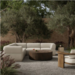 Evander Outdoor 5-PC Sectional Sofa - Ramiro Ecru by Four Hands Lifestyle