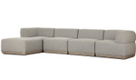 Evander Outdoor 4-PC Sectional Sofa - Ramiro Ecru by Four Hands