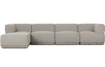 Evander Outdoor 4-PC Sectional Sofa - Ramiro Ecru by Four Hands