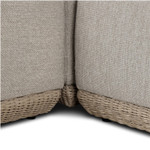 Evander Outdoor 3-PC Sectional Sofa + Ottoman - Ramiro Ecru by Four Hands