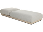 Evander Outdoor Chaise Lounge - Ramiro Ecru by Four Hands