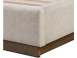 Montgomery Queen Bed - Thames Cream Performance Fabric by Four Hands