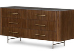 Fletcher 6 Drawer Dresser - Terra Brown Oak by Four Hands