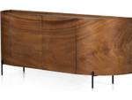 Lunas Sideboard - Caramel Guanacaste Sculpted Silhouette by Four Hands