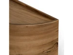 Lunas Media Console - Gold Guanacaste Sculpted Silhouette by Four Hands