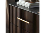 Fletcher Large Nightstand - Terra Brown Oak & Bluestone by Four Hands Lifestyle
