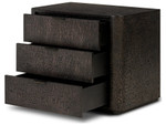 Stenson 3 Drawer Nightstand - Dark Tamo Ash Veneer by Four Hands