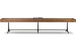 District Eight Large Shuffleboard Table - Smoked Oak by Four Hands