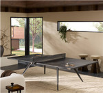 District Eight Ping Pong Table - Ebonized Oak Veneer by Four Hands Lifestyle