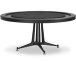 District Eight Poker Table - Ebonized Oak by Four Hands