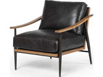 Kennedy Chair - Sonoma Black Leather by Four Hands