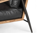 Kennedy Chair - Sonoma Black Leather by Four Hands
