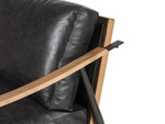 Kennedy Chair - Sonoma Black Leather by Four Hands