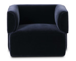 Pacey Swivel Accent Chair - Monte Navy by Four Hands
