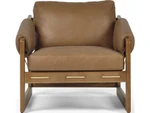 Dustin Accent Chair - Palermo Cognac Leather by Four Hands